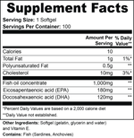 Load image into Gallery viewer, Omega-3 EPA 180mg + DHA 120mg