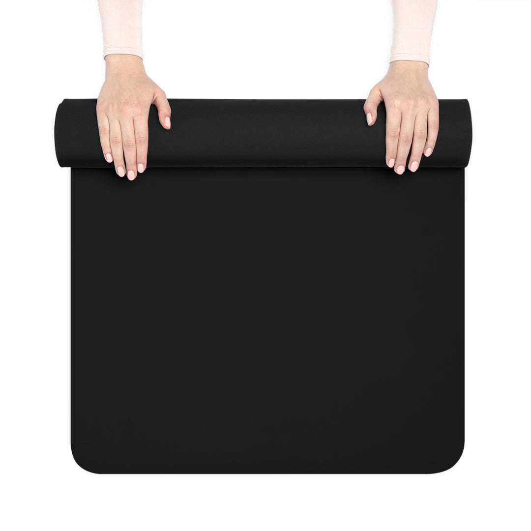 Rubber Yoga Mat - Fitness Mat for Home Workouts, Non-Slip Exercise Mat, Ideal for Yoga, Pilates, Gym, and Wellness