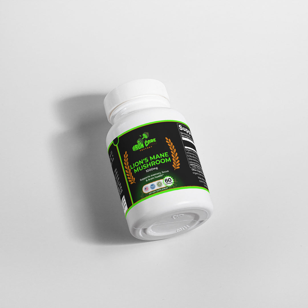 Lion's Mane Mushroom Capsules | Iron Core Factory