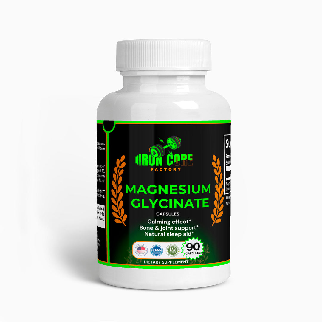 Magnesium Glycinate Supplement | Magnesium Capsule | Iron Core Factory