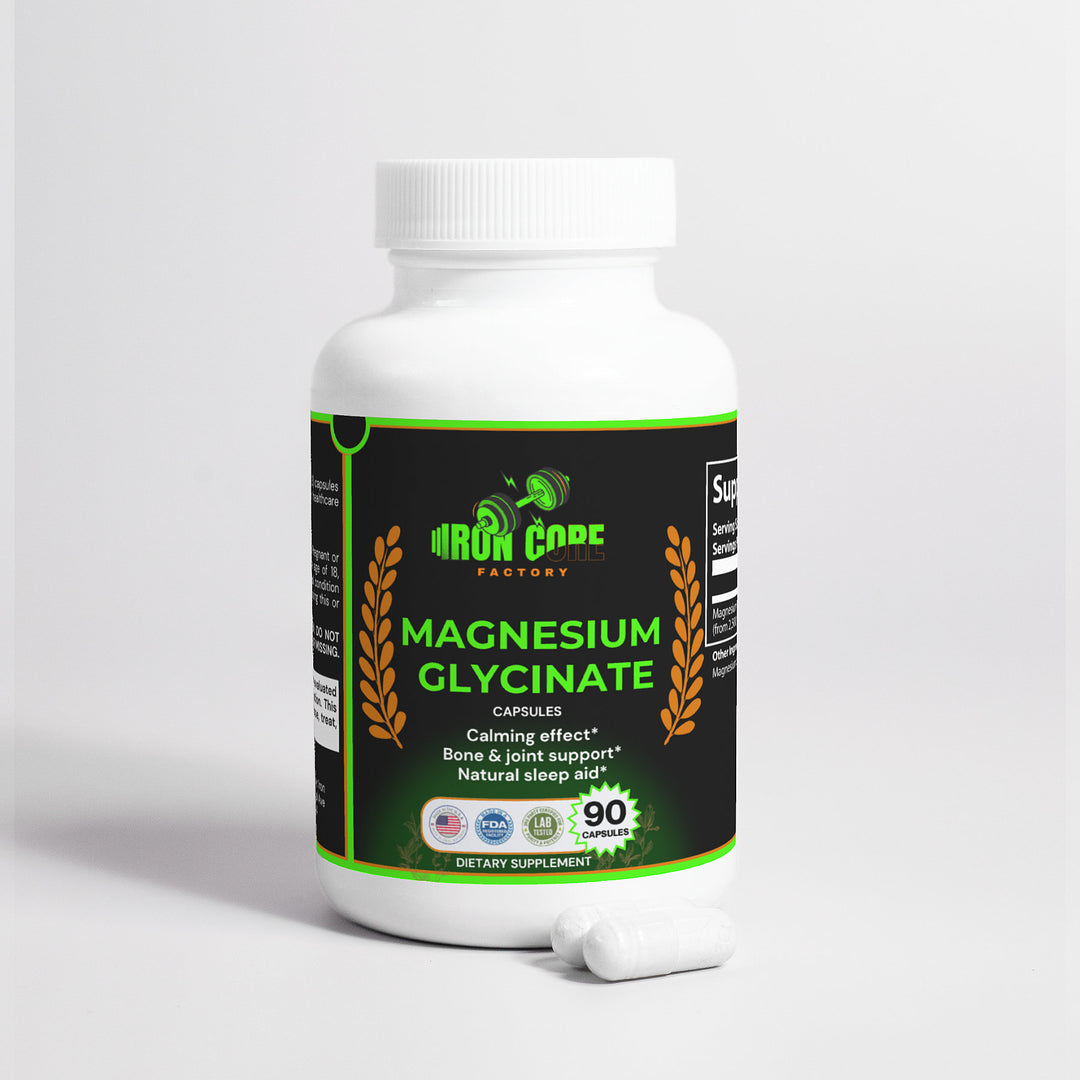 Magnesium Glycinate Supplement | Magnesium Capsule | Iron Core Factory