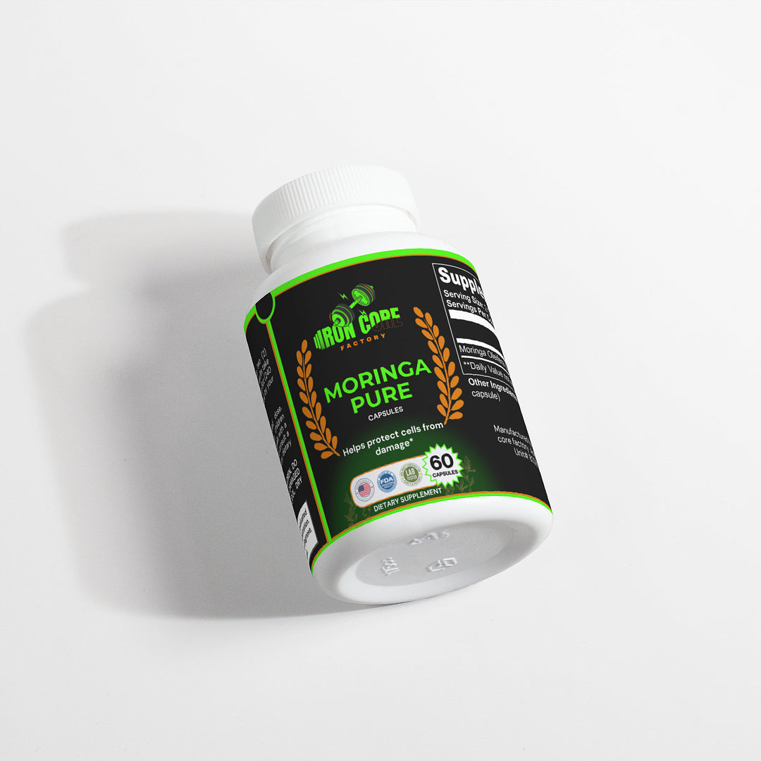 Moringa Pure Capsules | Moringa Powder Capsules | Iron Core Factory