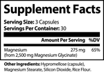 Load image into Gallery viewer, Magnesium Glycinate Supplement | Magnesium Capsule | Iron Core Factory
