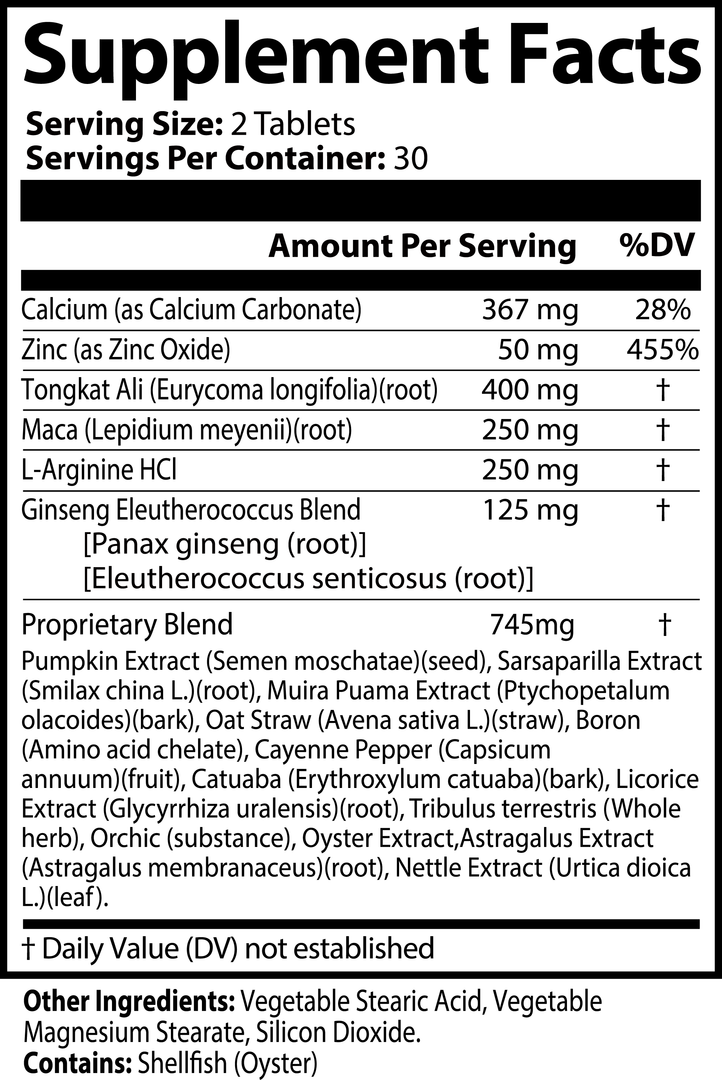 Men's Vitality Supplement | Men Vitality Capsules | Iron Core Factory