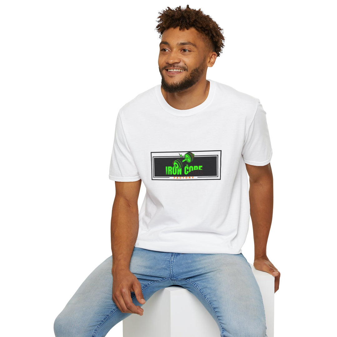 IRUN CODE Unisex Softstyle T-Shirt, Casual Tee, Graphic T-Shirt, Fitness Apparel, Gift for Runners, Motivational Shirt