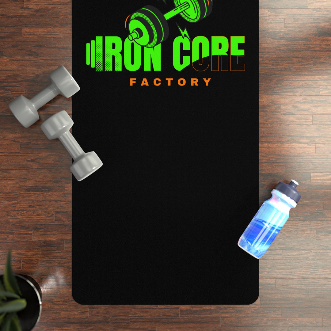 Rubber Yoga Mat - Fitness Mat for Home Workouts, Non-Slip Exercise Mat, Ideal for Yoga, Pilates, Gym, and Wellness